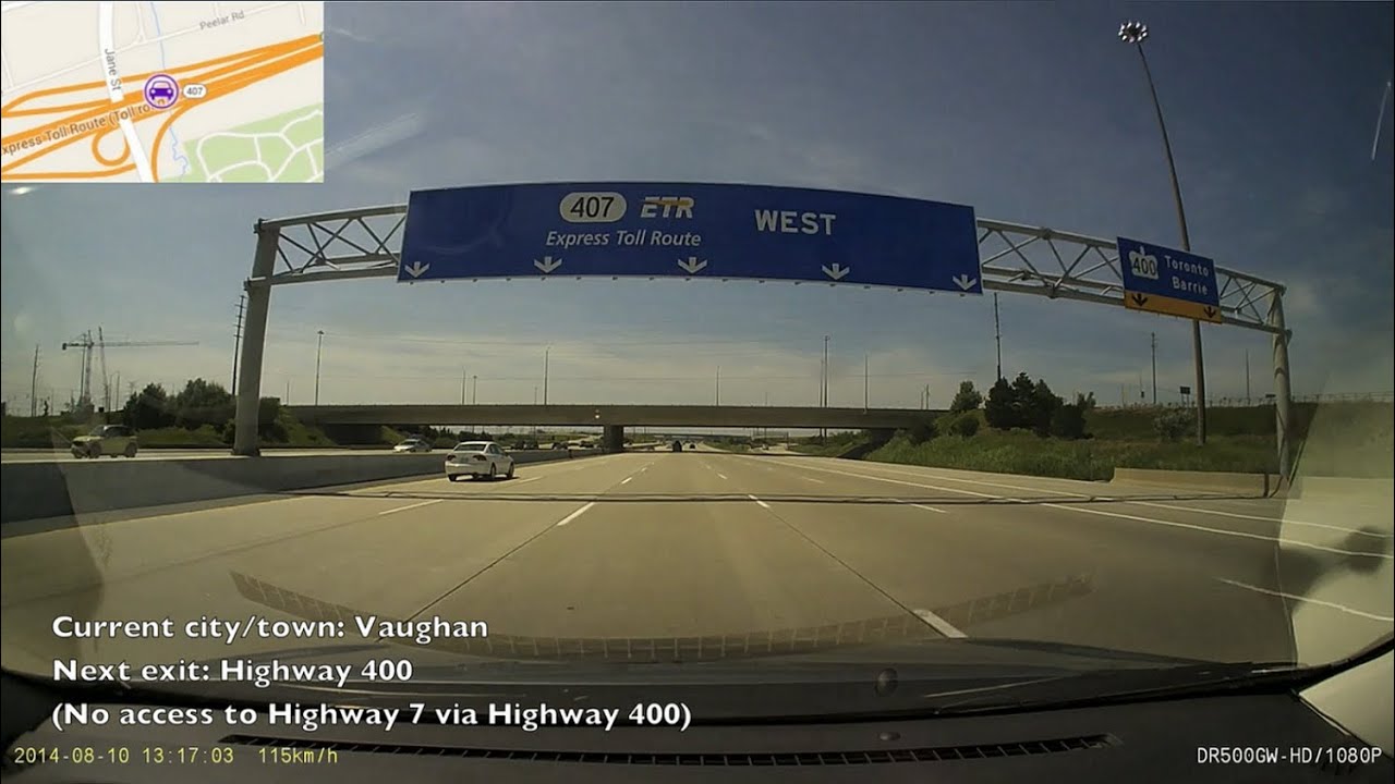 Travelling the Entire Highway 407 ETR (Express Toll Route)