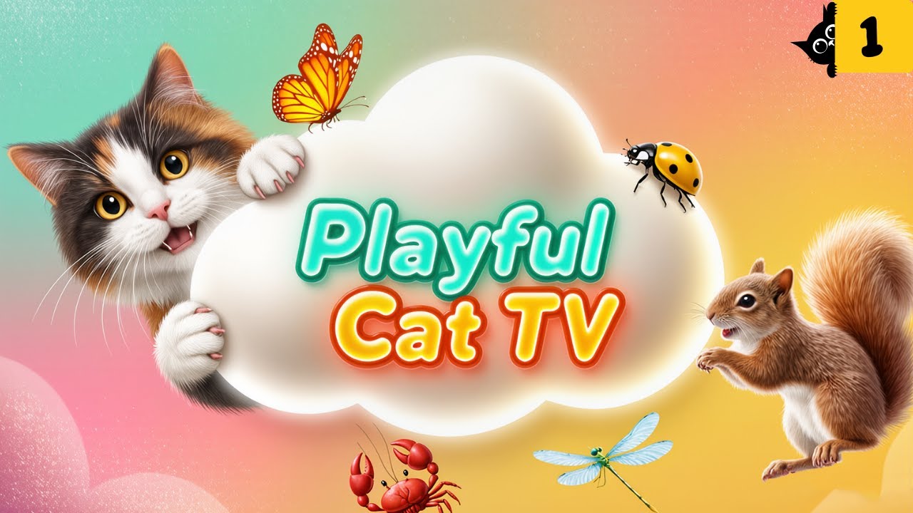 Playful Cat TV – Cat Games to Beat Boredom Indoors