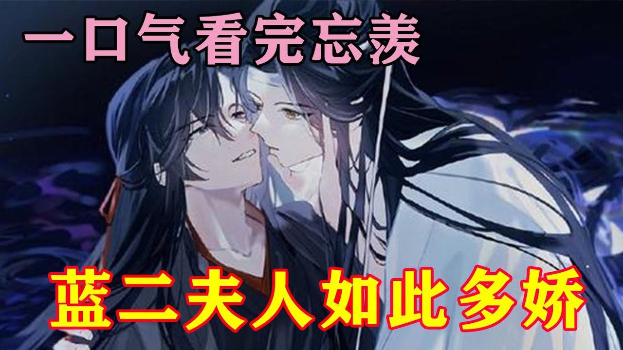 一口气看完忘羡《蓝二夫人如此多娇》蓝忘机看着上蹿下跳的魏无羡，不禁叹口气，自家娇妻开心就好，自己的“老婆”自己宠着。