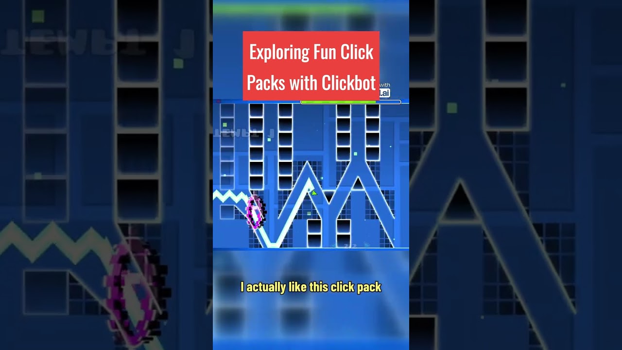 Исследуем забавные наборы кликов с Clickbot #gd #gaming #clickbot #challenge #funny