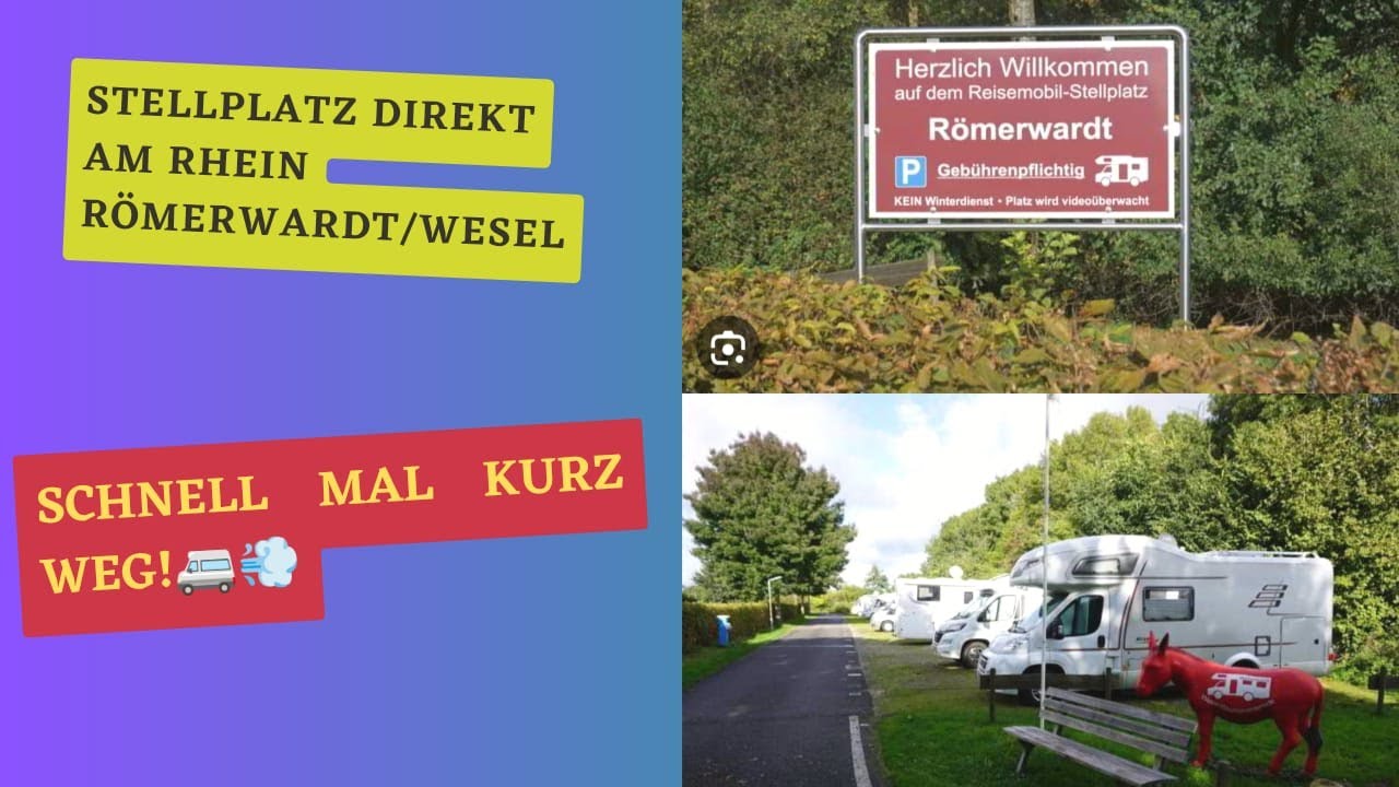 Stellplatz Römerwardt in Wesel am Rhein - Schnell mal kurz weg🚐💨