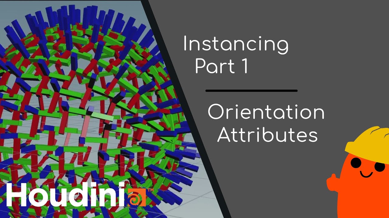 Orientation Attributes: Instancing Part 1 - Handy Houdini Tips