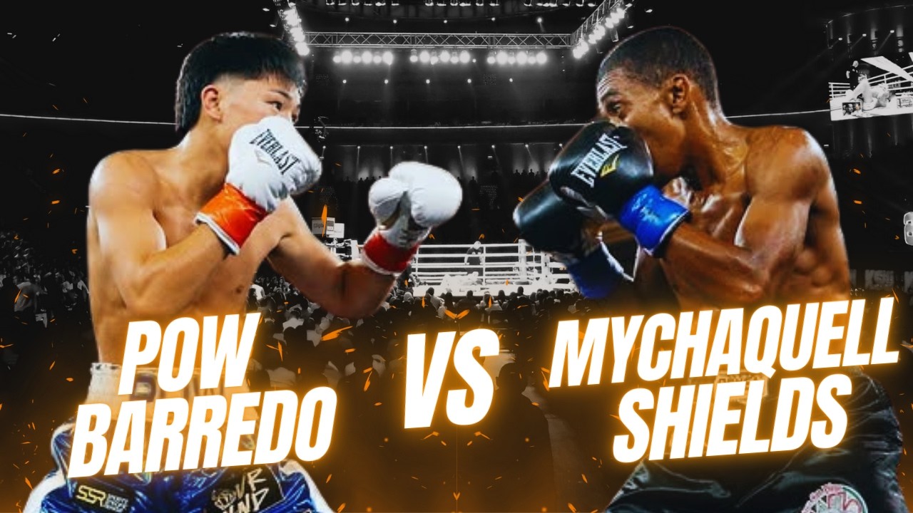 POW BARREDO vs MYCHAQUELL SHIELDS | Pro Debut | Boxing Fight Highlights HD 🥊