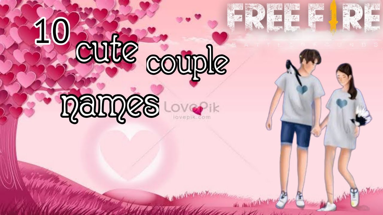 Top 10 Free Fire Couple Names 😘/free fire names/gareena free fire/MR QADIR YT😎