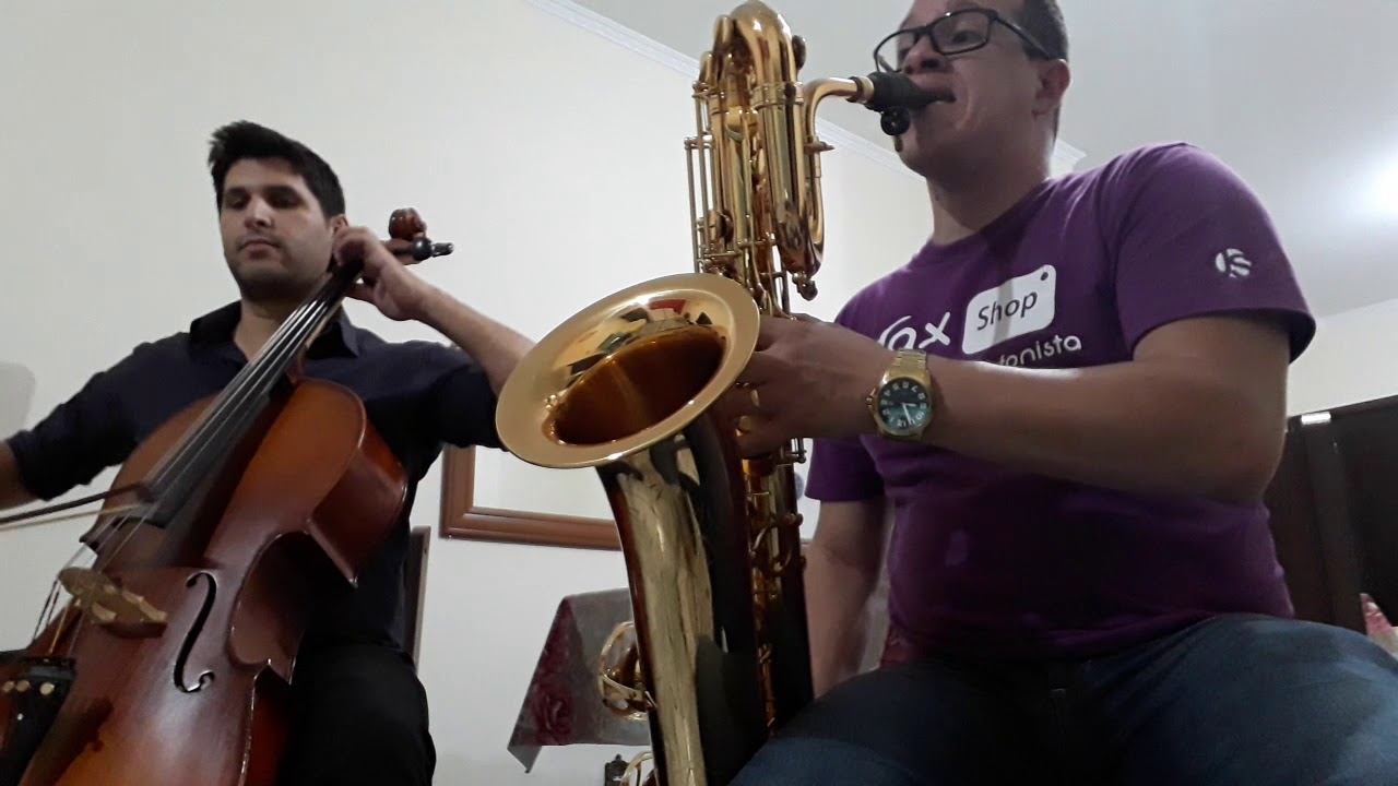 Sax barítono e violoncelo - Hino CCB 260