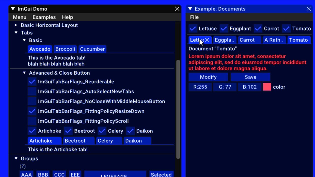 ImGui Builder - How to Create an ImGui Menu via the Builder