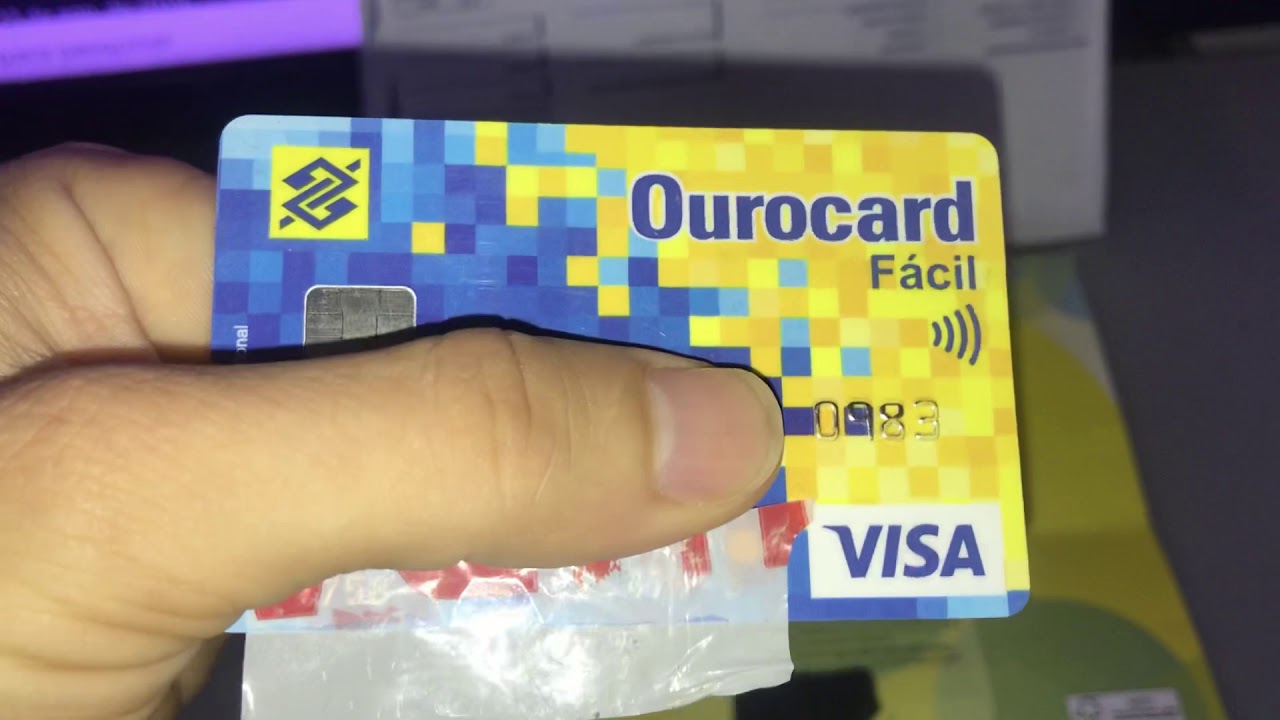 Meu cart&atilde;o Ourocard F&aacute;cil Chegou