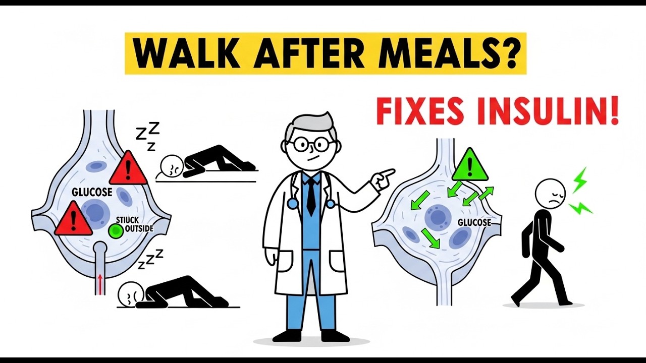 What Walking Really Does to Insulin Sensitivity  | Why Belly Fat Gets Easier to Lose