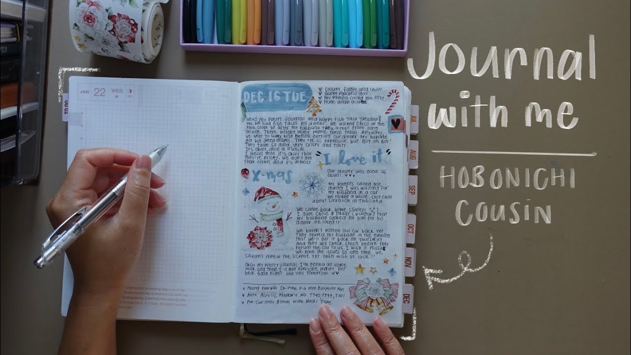 Ведите дневник вместе со мной | Кузен из Hobonichi | 16 декабря 2025 года