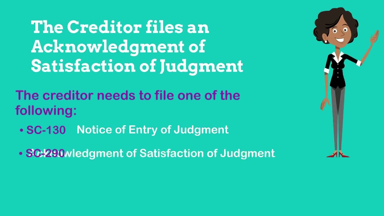 Small Claims Court - Paying a Judgment