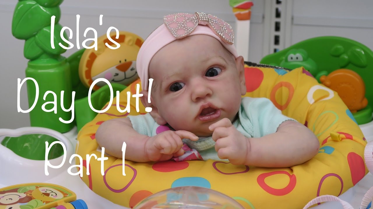 Reborn Baby Isla's Day Out- Part 1! Reborn Mommy Meetup! Shopping At Babies R Us, Baby Gap And More!