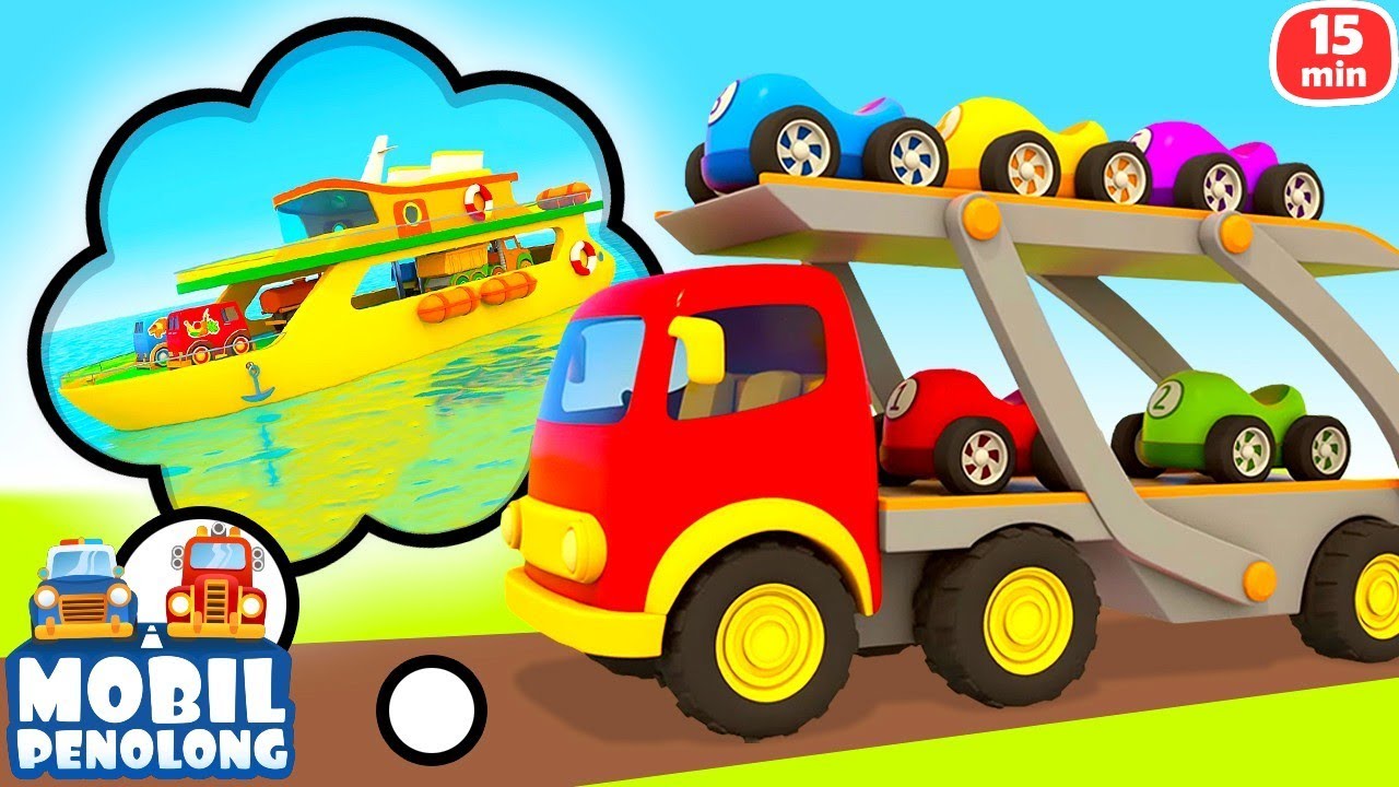 Kartun bahasa Indonesia | Mobil Penolong & Feri Mobil | Game mobil untuk anak