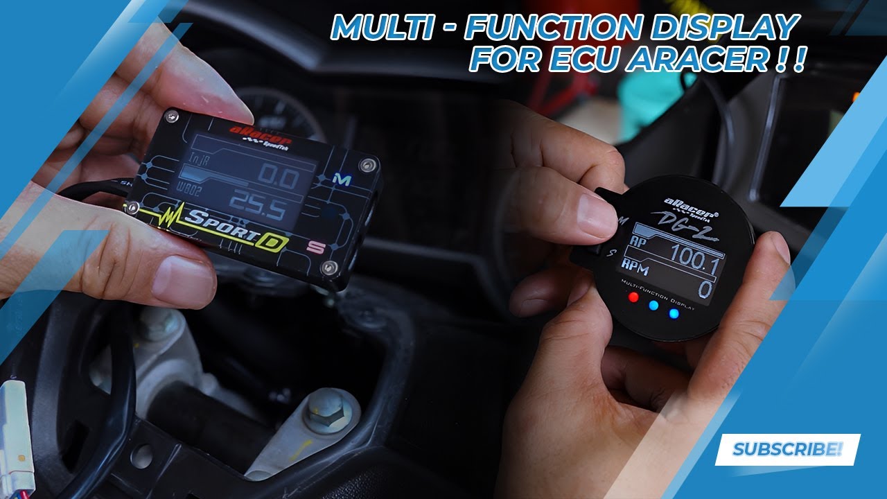 MULTI FUNCTION DISPLAY DG 2 & SPORT D FOR ECU ARACER !