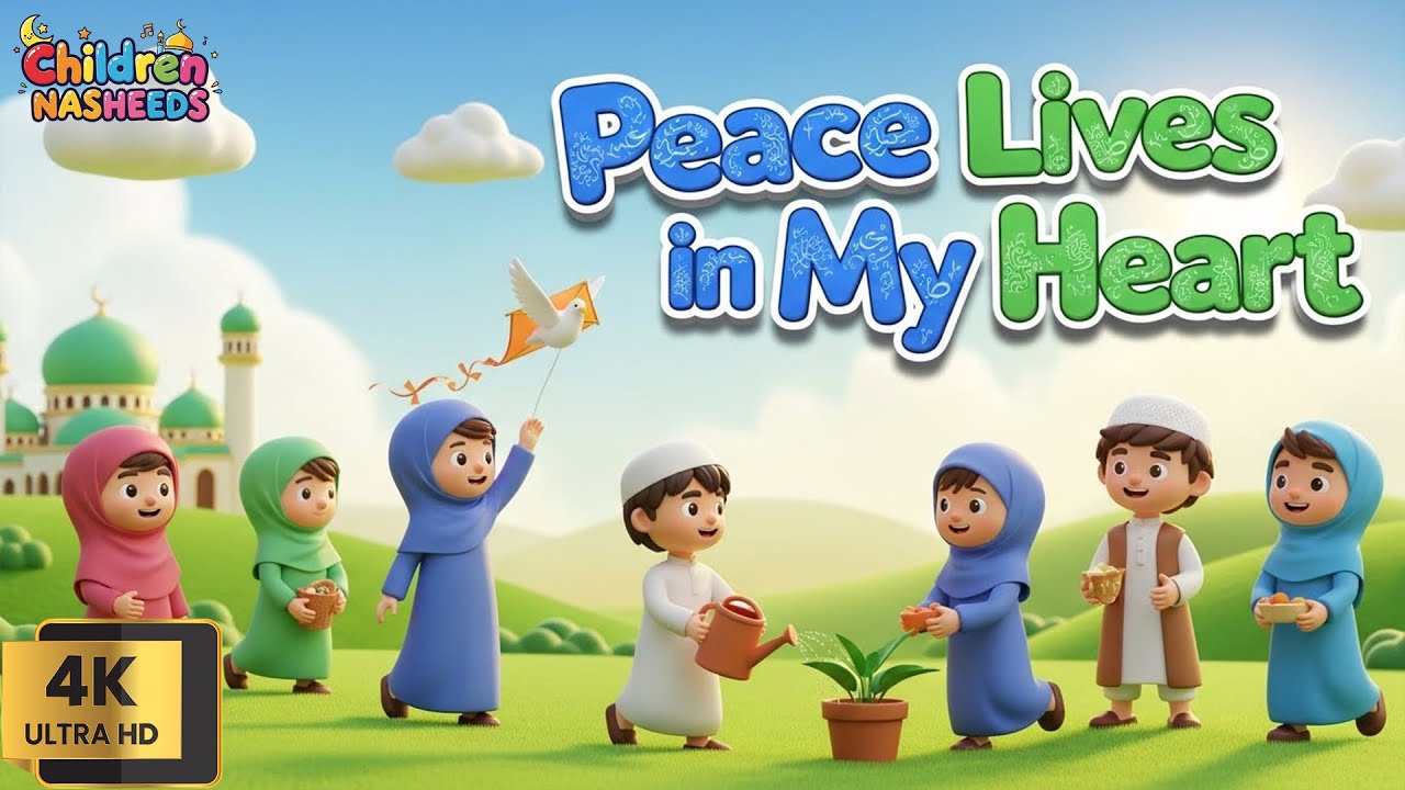 Peace Lives in My Heart | Islamic Children Rhymes | 3D Islamic Cartoon Nasheed