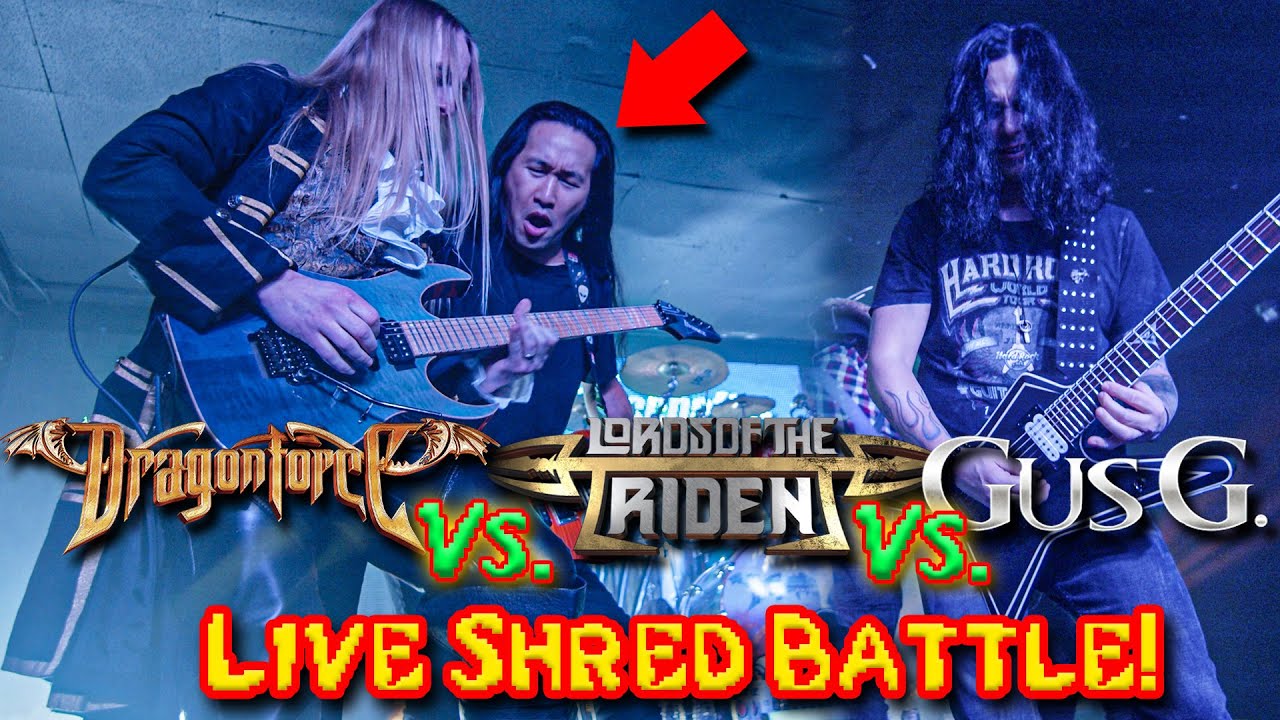 DRAGONFORCE + Lords of the Trident + GUS G - LIVE Shred Battle!