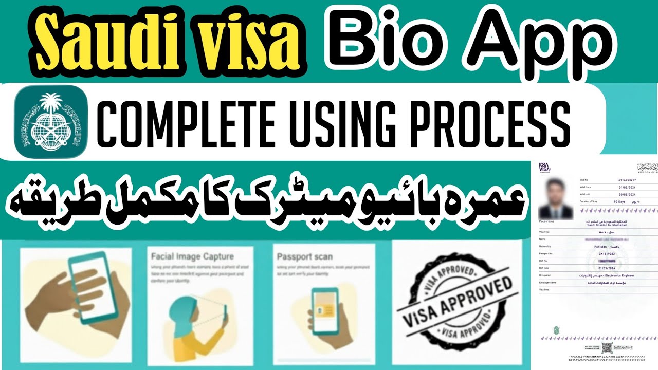 saudi visa bio app use umrah | umrah visa biometric process 