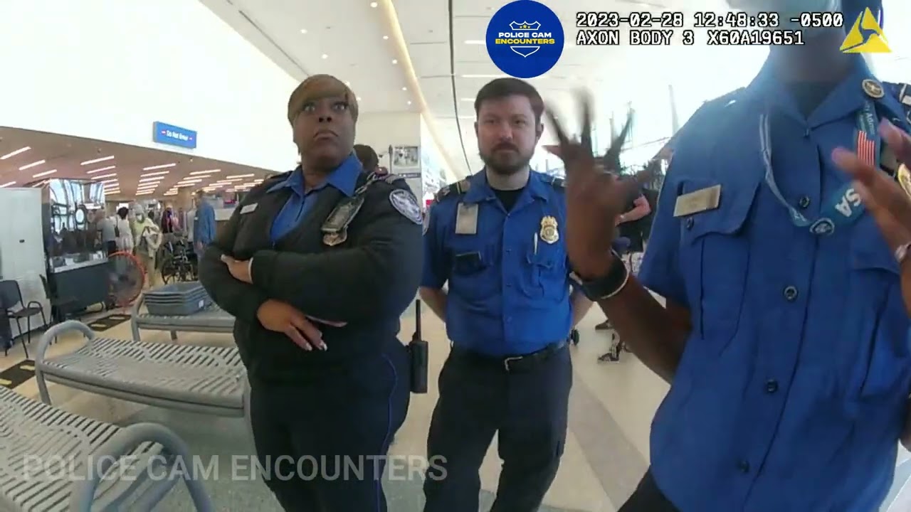 Woman’s Bad Joke At Airport Security Gets Her Arrested | Police Cam Encounters