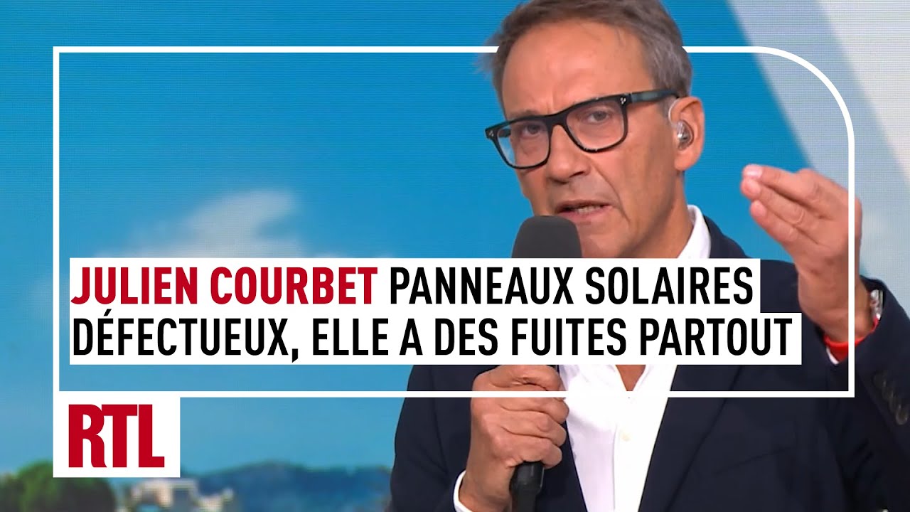 Julien Courbet : Depuis qu'elle a fait installer des panneaux solaires, elle a des fuites !