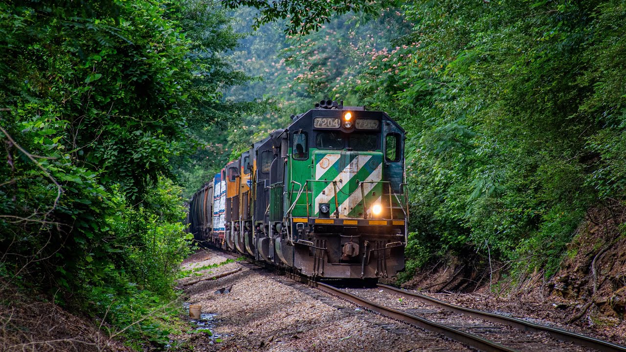 HD: Chasing ATN 7204 (ex BN) on Y103 across Alabama 6/1/25