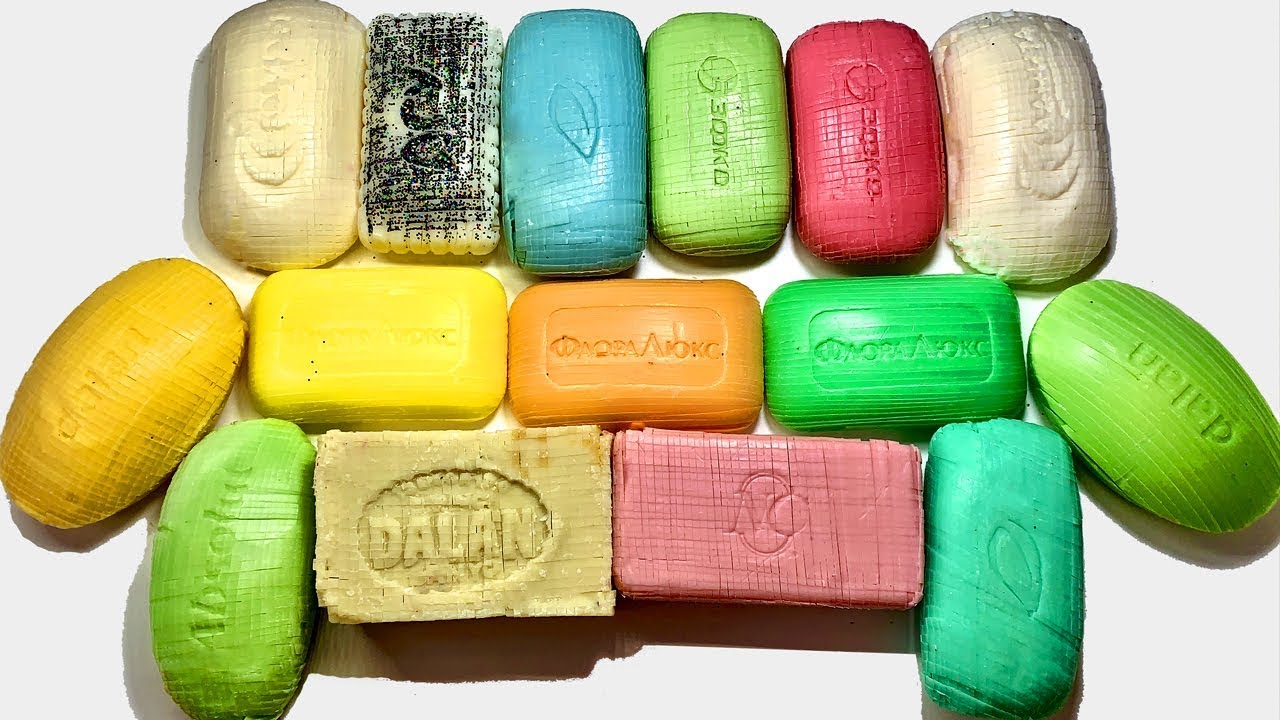 DRY SOAP CUBES \ crunchy relaxing sounds ASMR \ Satisfying video \ Soap carving