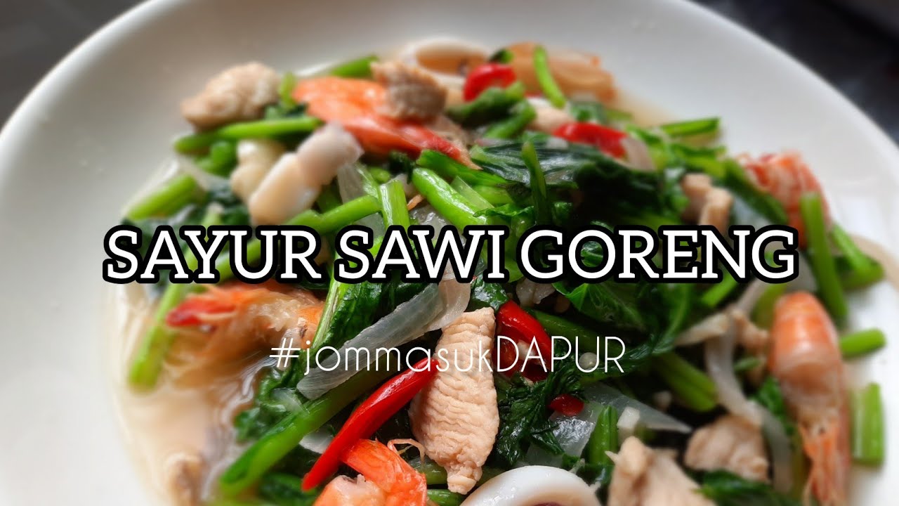 SAYUR SAWI GORENG MUDAH DAN SEDAP