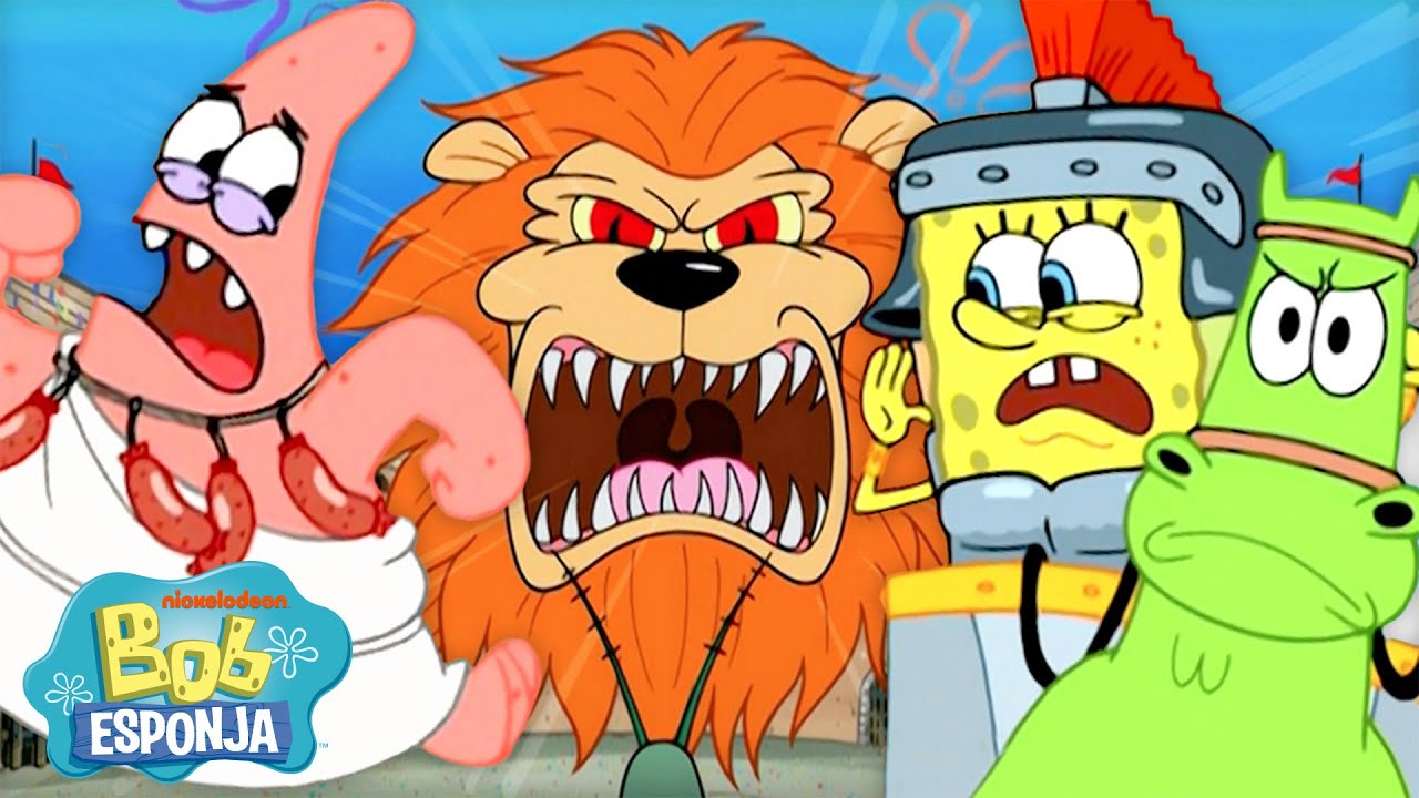 Bob Esponja | Cada Cena de Perseguição de Bob Esponja 💨 | Compilação de X Minutos| Português