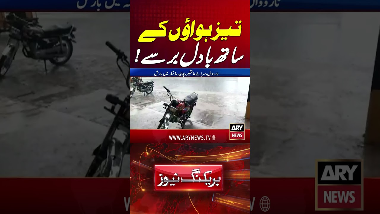 Rain Brings Relief from Heat Across Several Cities in Punjab #ytshorts #arynews #shorts