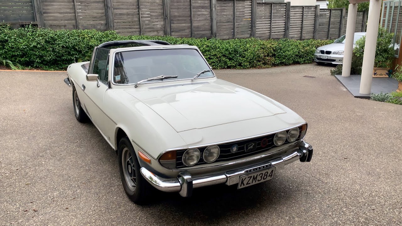 Rowan's Triumph Stag - Update # 8 - The Stag is now roadworthy