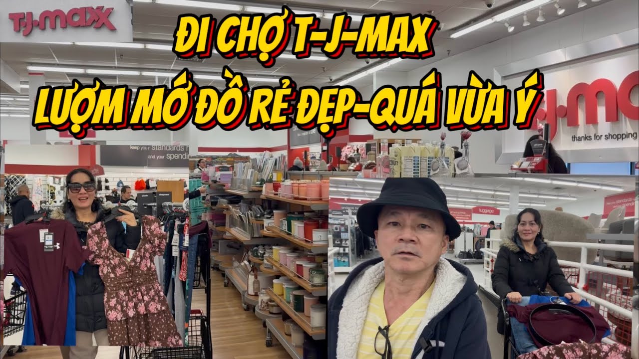Đi Chợ T-J-MAX Lượm Mớ Đồ Rẻ Đẹp-Quá Vừa ý 