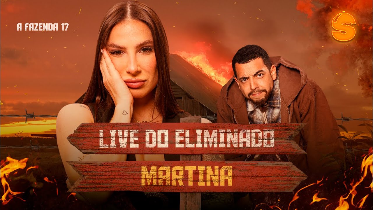LIVE DO ELIMINADO: MARTINA CONTA TUDO SOBRE EXPULS&Atilde;O DE A FAZENDA, RIVALIDADES E TRETAS!