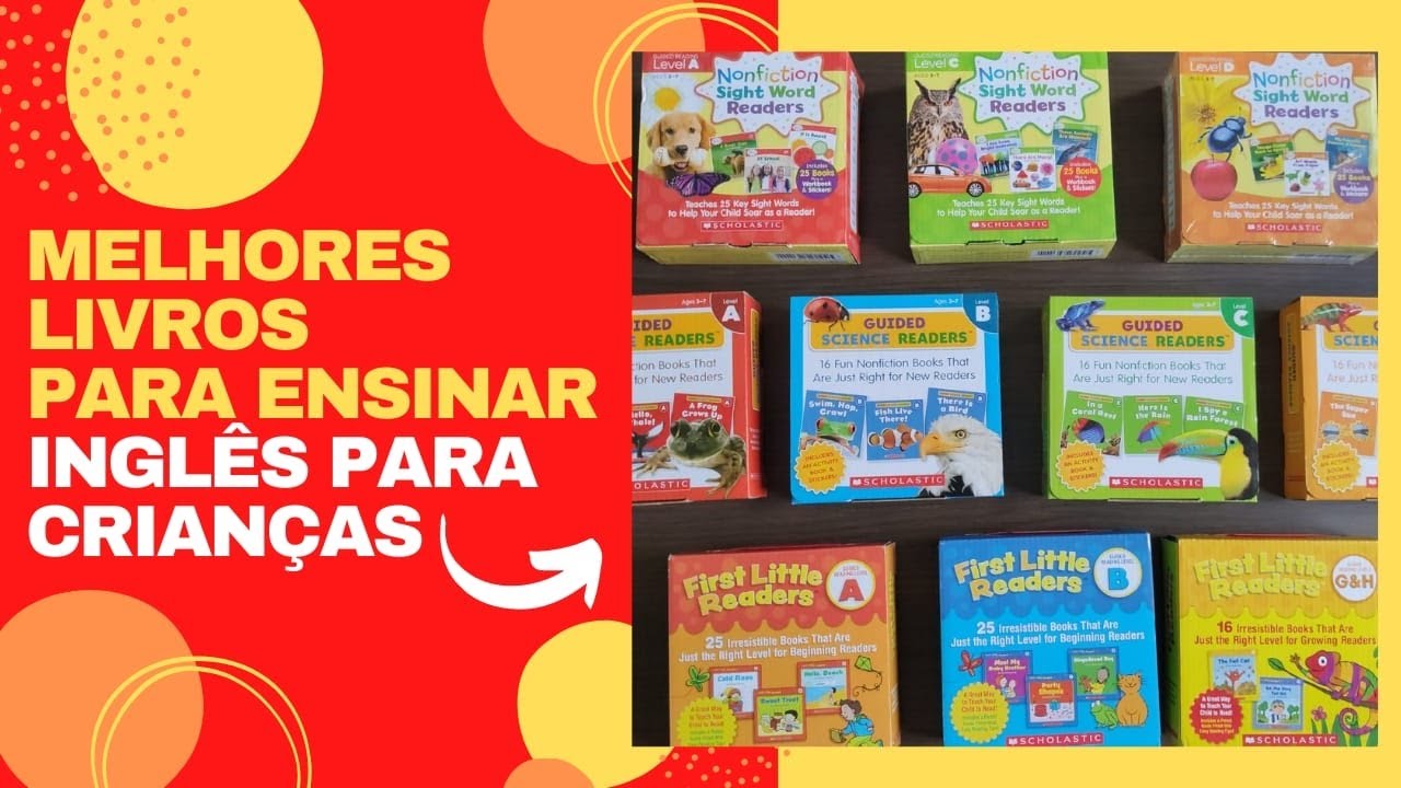 MELHORES livros para ensinar inglês para crianças: First little readers! | @CONTANDO.HISTORINHAS