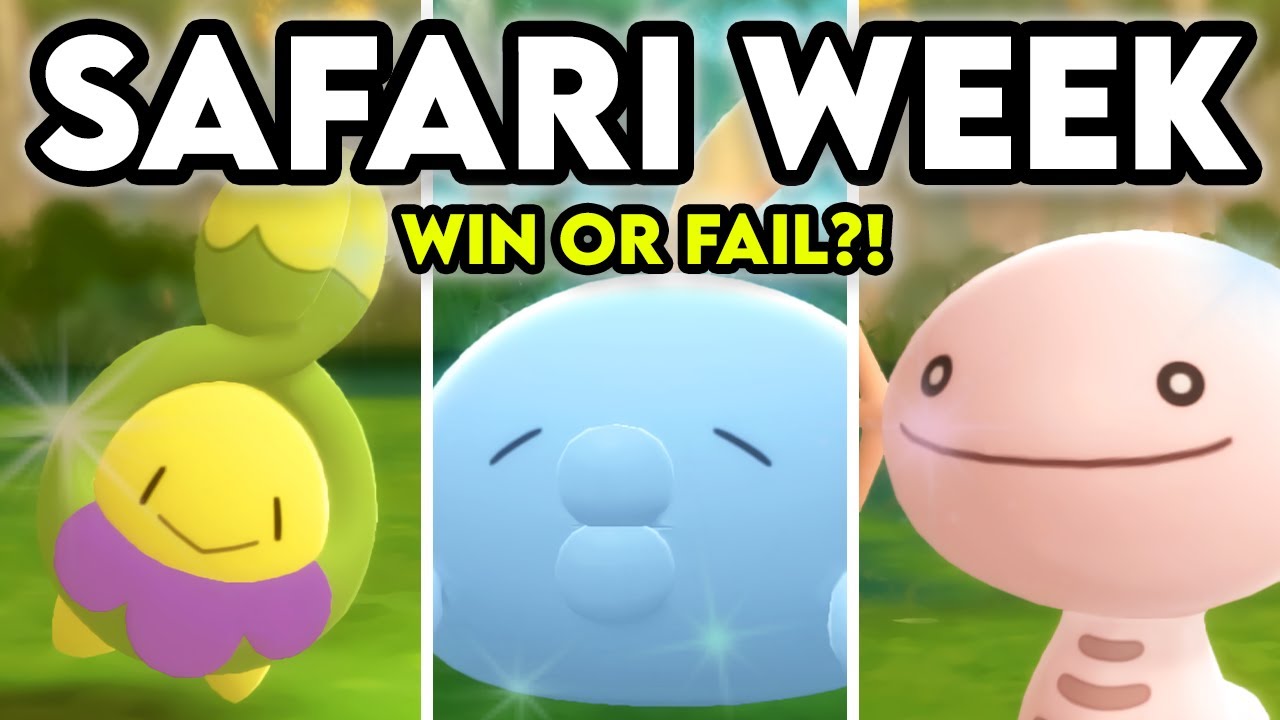 WIN or FAIL?!  5 SHINY POKEMON in the GREAT MARSH!  Safari Week 2022