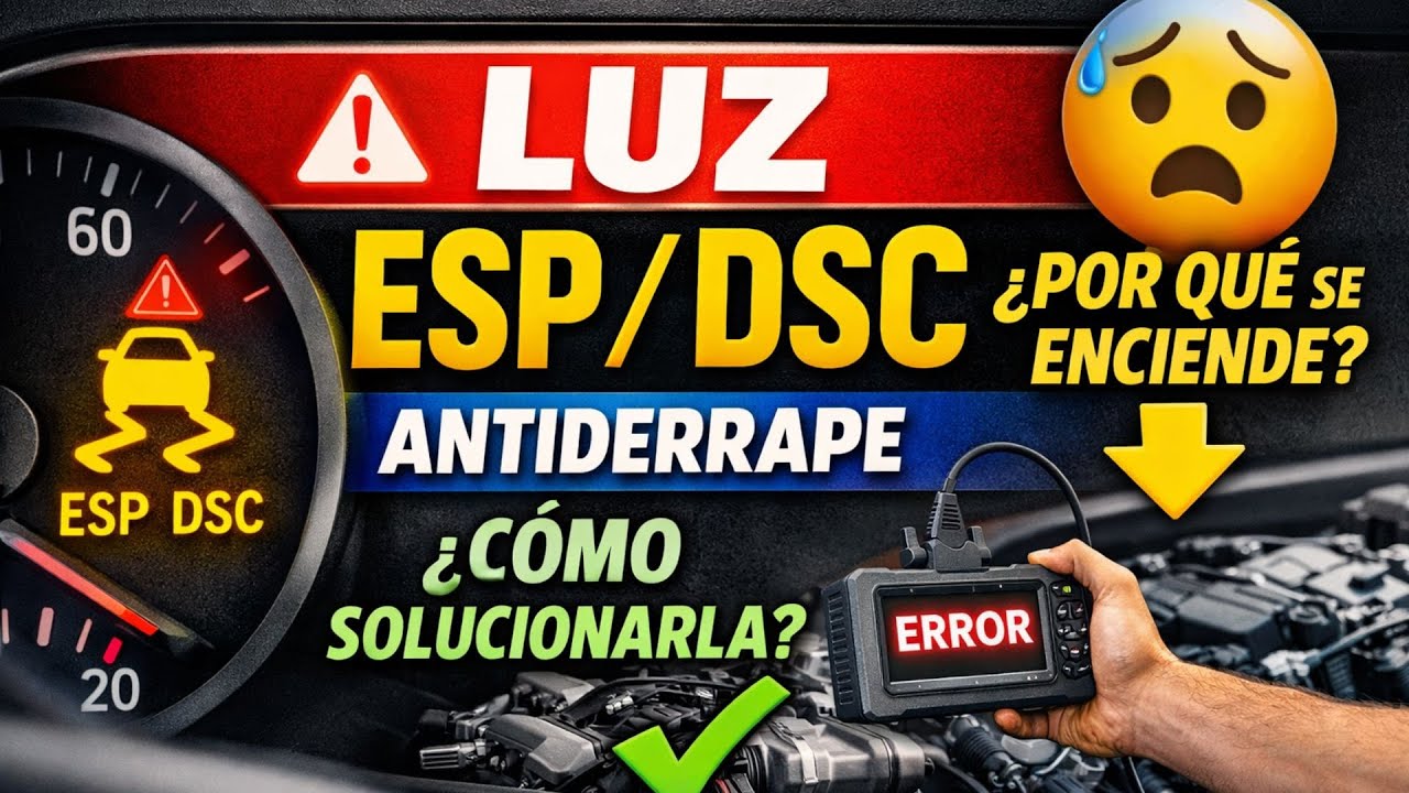 Luz ESP / DSC Anti Derrape: Qué Es, Por Qué Se Enciende y Cómo Solucionarla