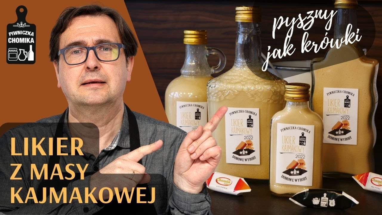 Likier krówkowy kajmakowy (z masy kajmakowej). Seria Jak zrobić...? 