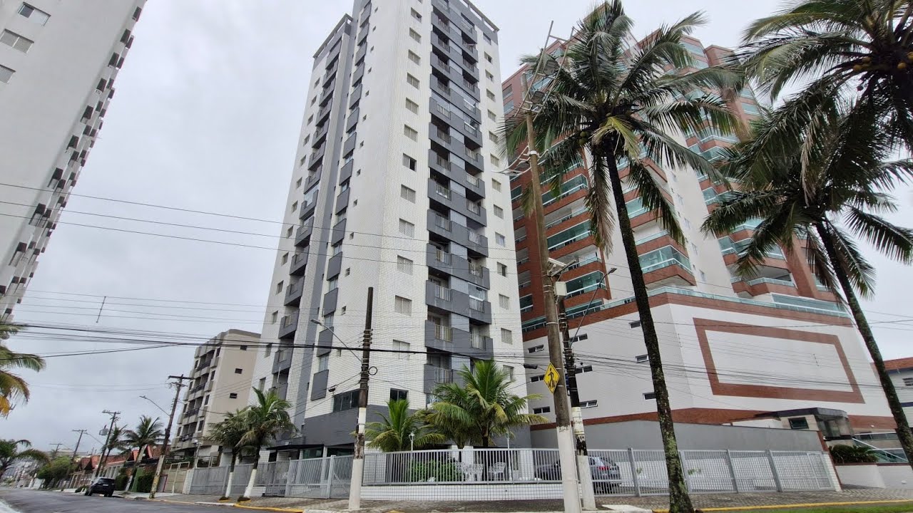 Apartamento frente praia 330mil com 2 dormitórios no Jardim Real