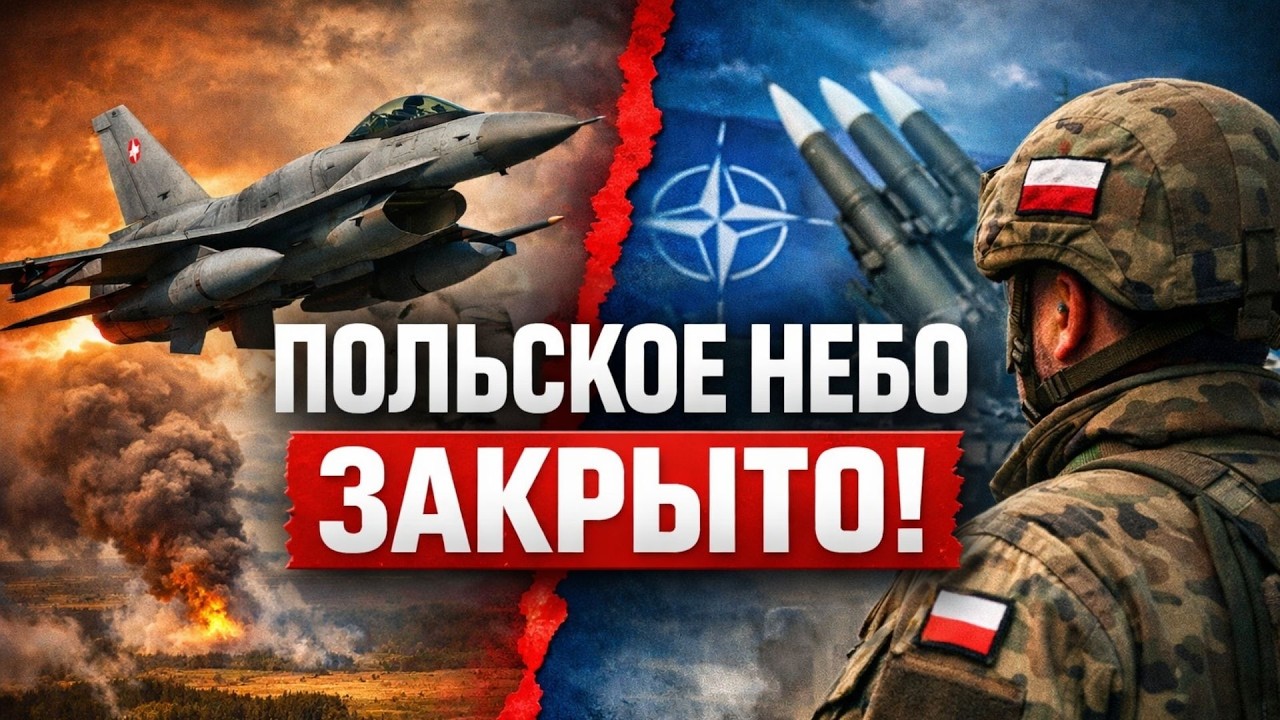Польша закрывает небо у границы с Украиной! Что происходит на востоке НАТО?