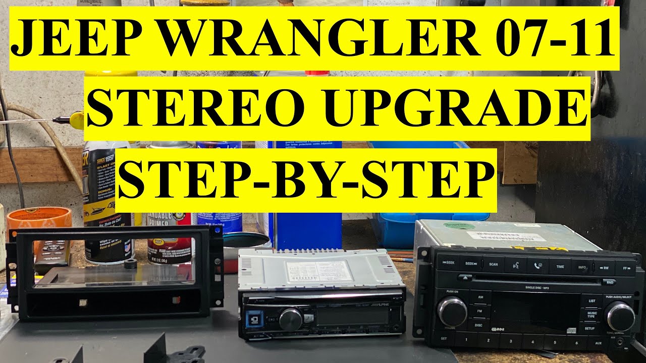 Upgrade and Install Stereo/ Radio in 2007-2011 Jeep Wrangler JK - Step-By-Step