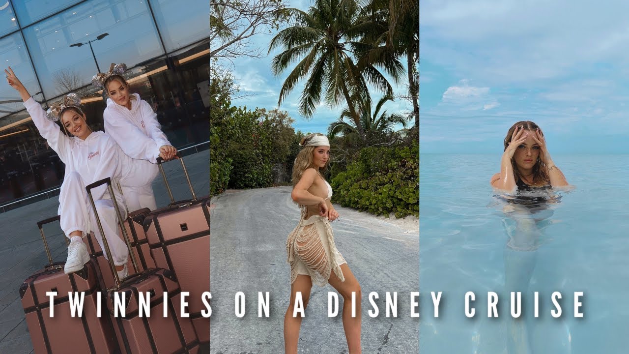 TWINS TAKE THE DISNEY DREAM CRUISE! DISNEY'S PRIVATE ISLAND & OUR MUM'S FIRST CRUISE | LucyAndLydia