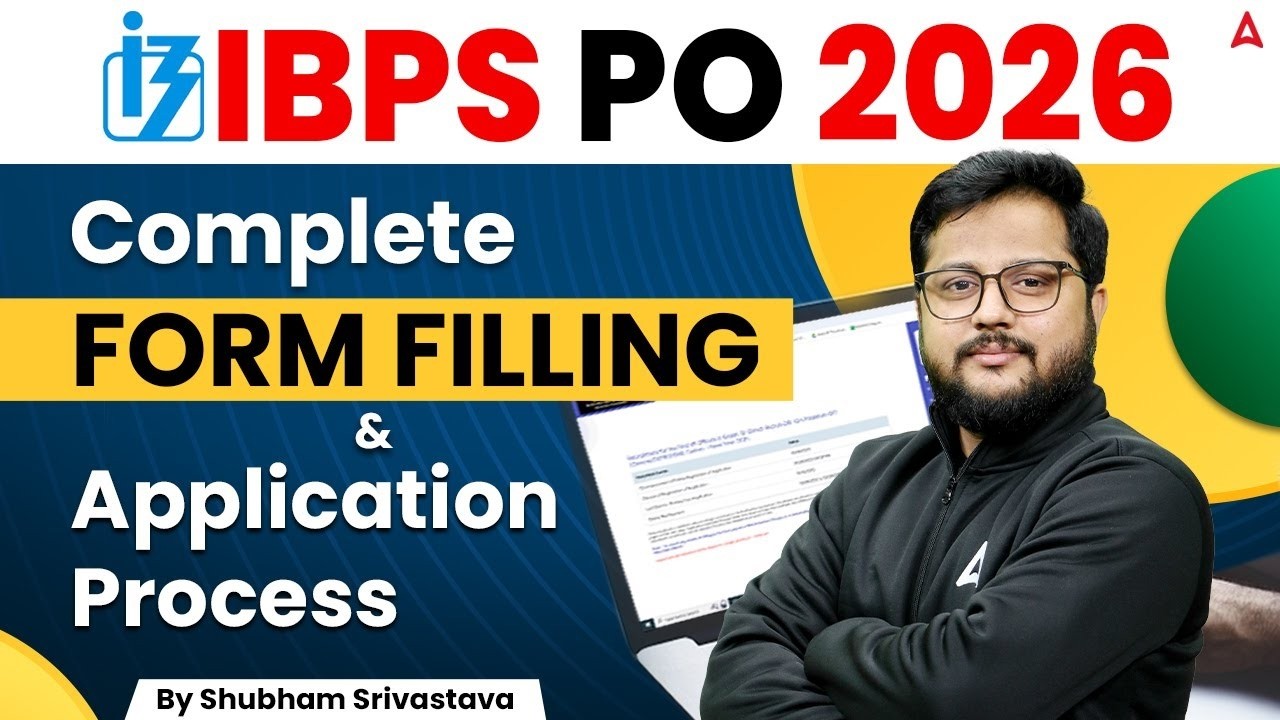 IBPS PO 2026 Form Filling Process 🔥 Step-by-Step Complete Application Guide | By Shubham Srivastava
