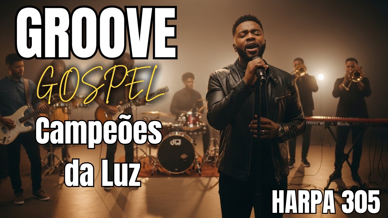 ⚔️ CAMPEÕES DA LUZ (305) – LOUVORES ANTIGOS DA HARPA EM GROOVE | HARPA CRISTÃ 🎶🙏