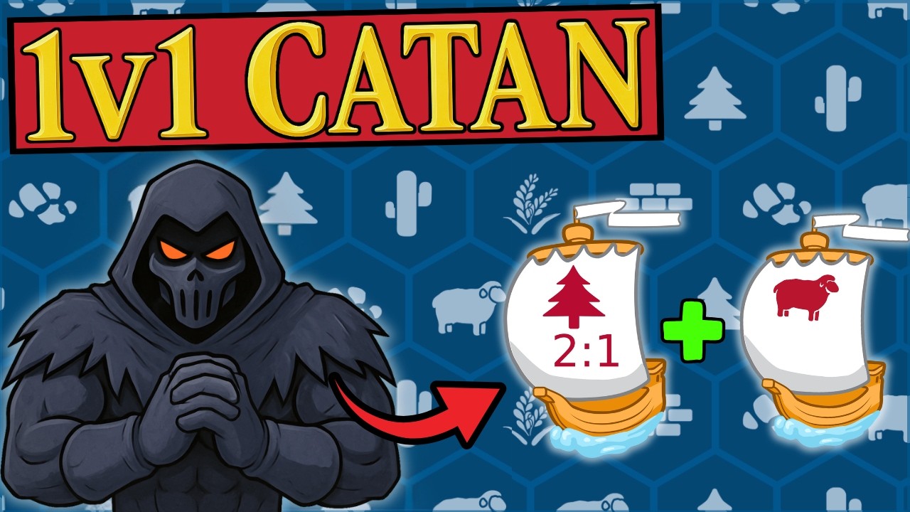 1v1 CATAN - Безумная двухпортовая конфигурация!!!