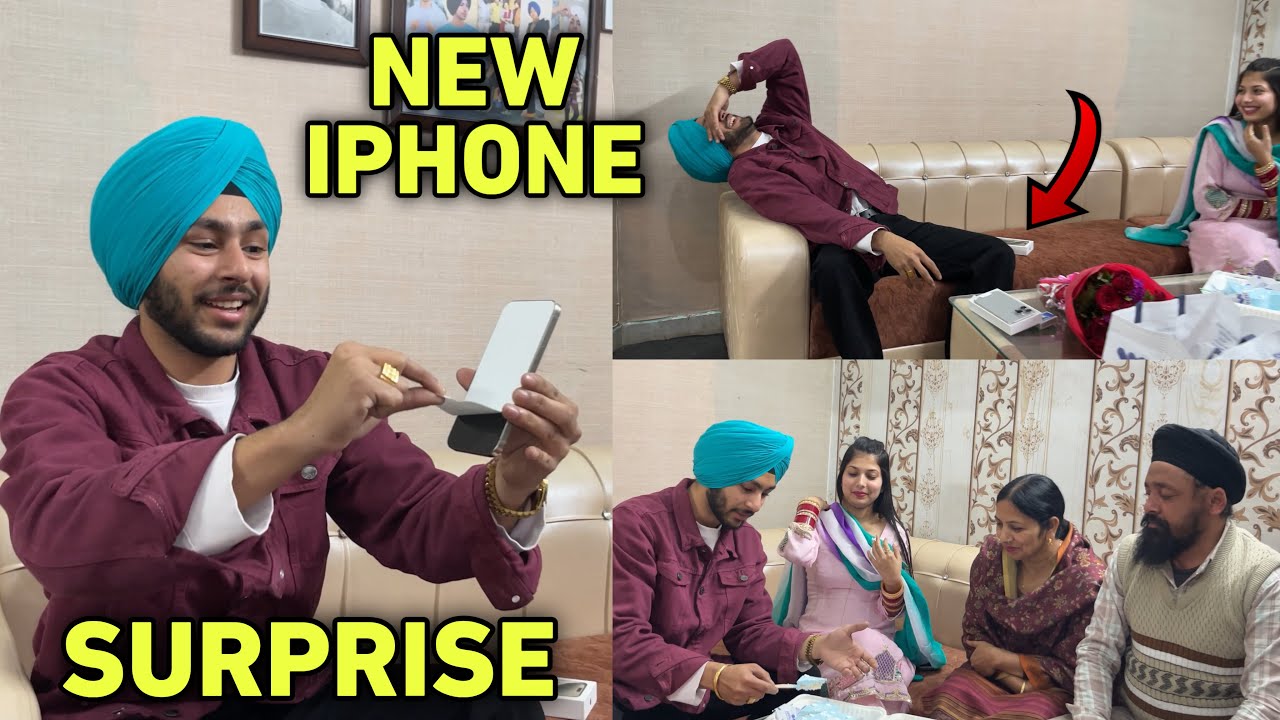 Meri Family Ne New IPHONE15PROMAX Nal Menu Surprise Dita😍 - Family Surprise😱 - Being brand