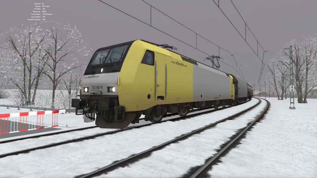 Dispolok 152 901-5 High Priority Oil Transport at Mannheim