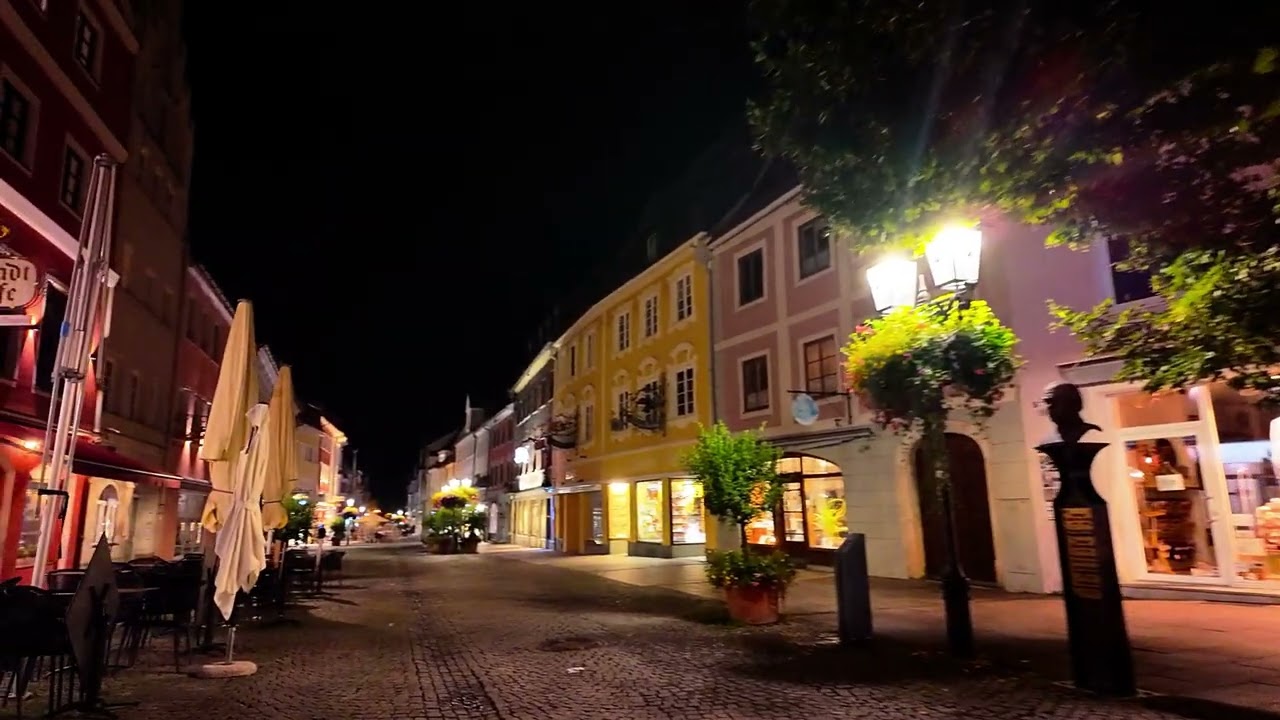 Cinematic Night Walk in F&uuml;ssen Hohes Schloss 4K