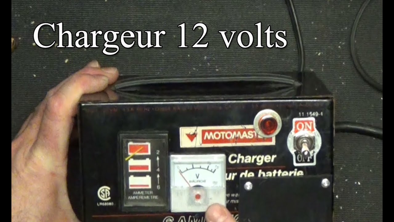Réparation d'un chargeur à batterie 12 volts