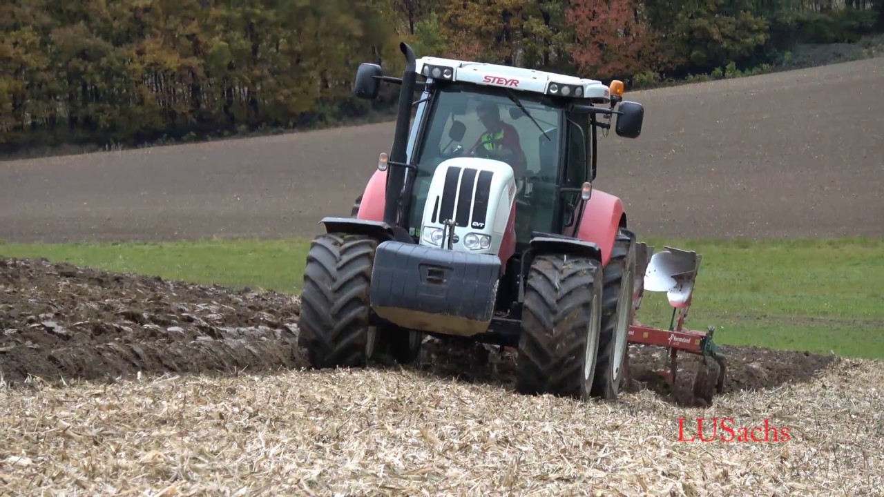 Steyr CVT 6160 Herbstpflügen [GoPro, DJI]