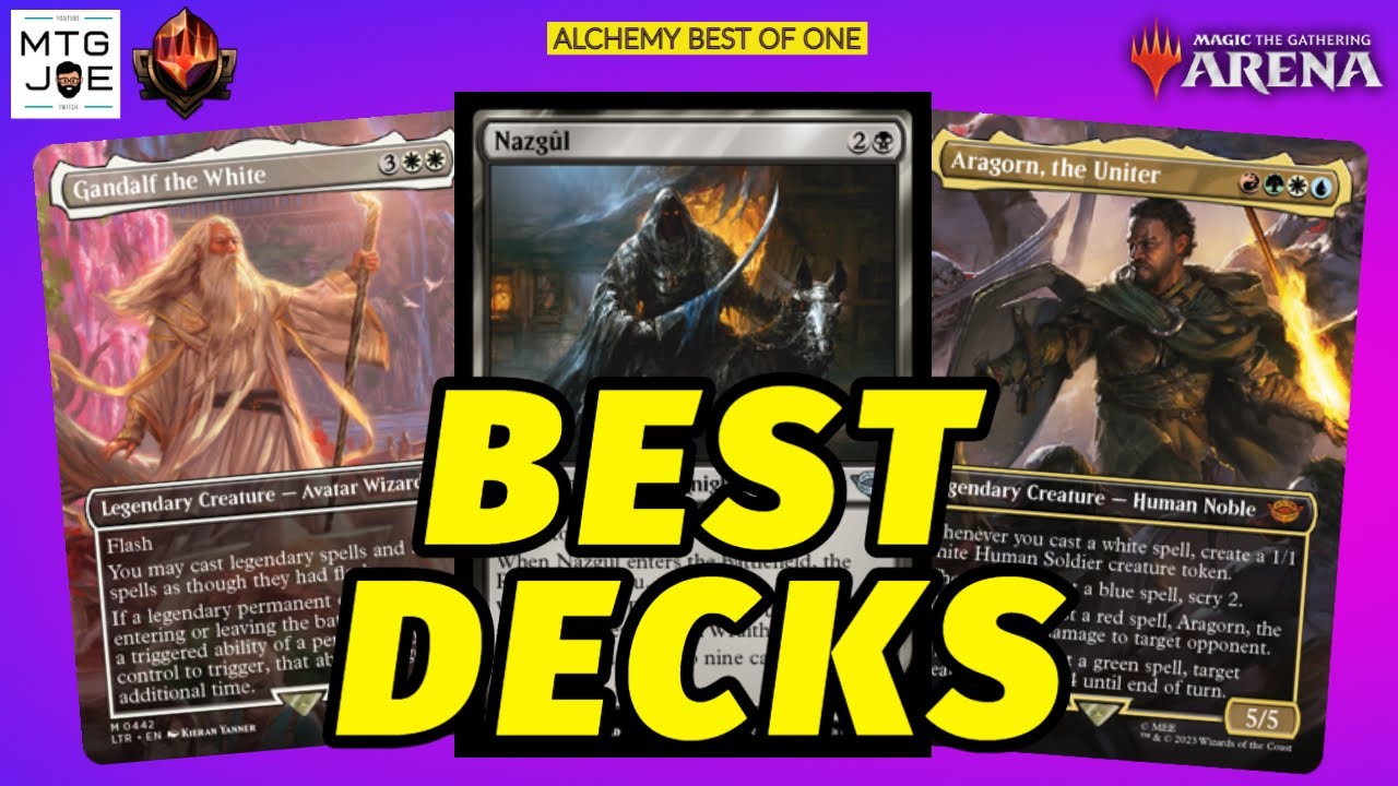 Best Decks Alchemy Best of One on MTG Arena | Lord of the Rings