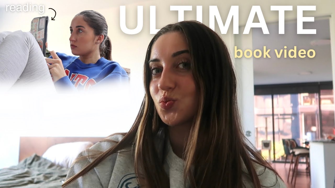 ultimate book video- reading vlog, book haul, book journal, book shopping