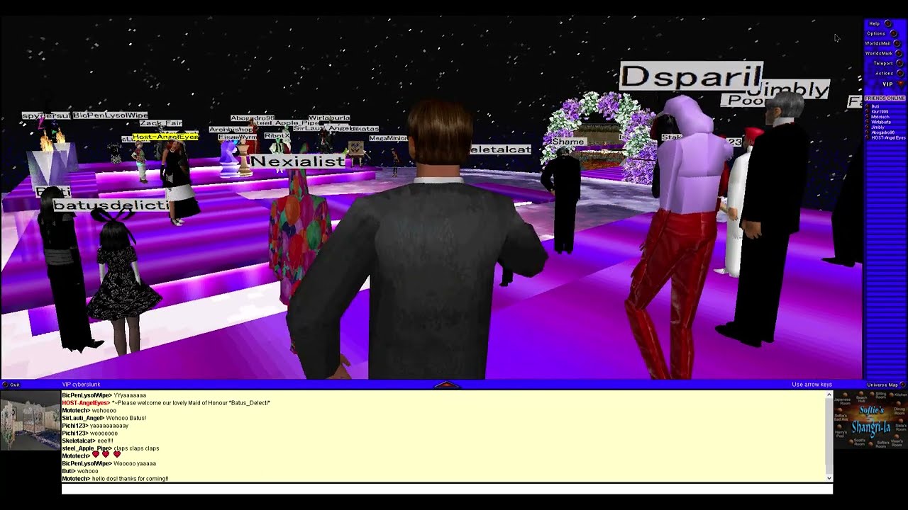 Worlds.com - In Game Wedding - Surreal Retro Interactive Chat Spaces - Nexialist