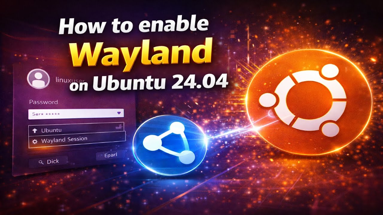 How to enable Wayland on Ubuntu 24.04 Noble Numbat | Wayland Display Server Ubuntu 24.04 Noble
